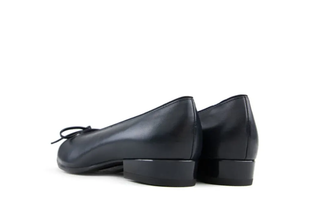 Ballerina's | Loafers / Instappers^Ara Ballerina Bari Blauw Leer Lak