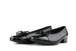 Ballerina's | Loafers / Instappers^Ara Ballerina Bari Zwart Leer Lak