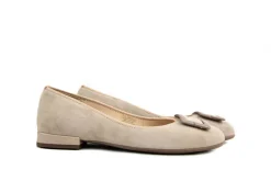 Ballerina's | Loafers / Instappers^Ara Ballerina Sand Suede