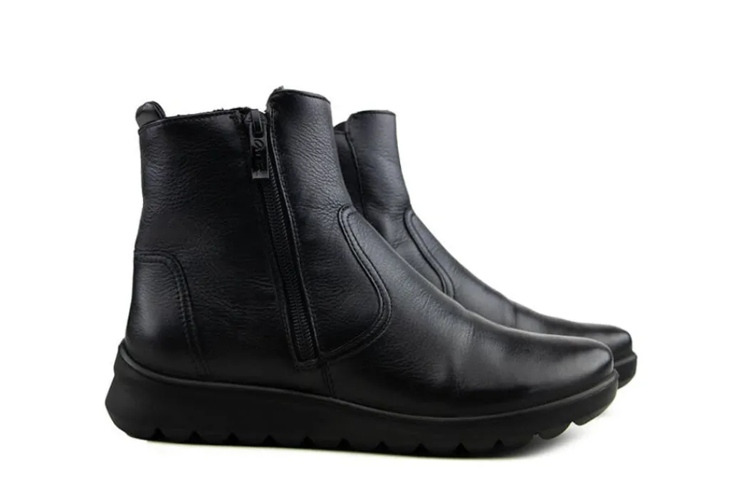 Enkellaarzen^Ara Enkellaars Schwarz Gaucho Soft