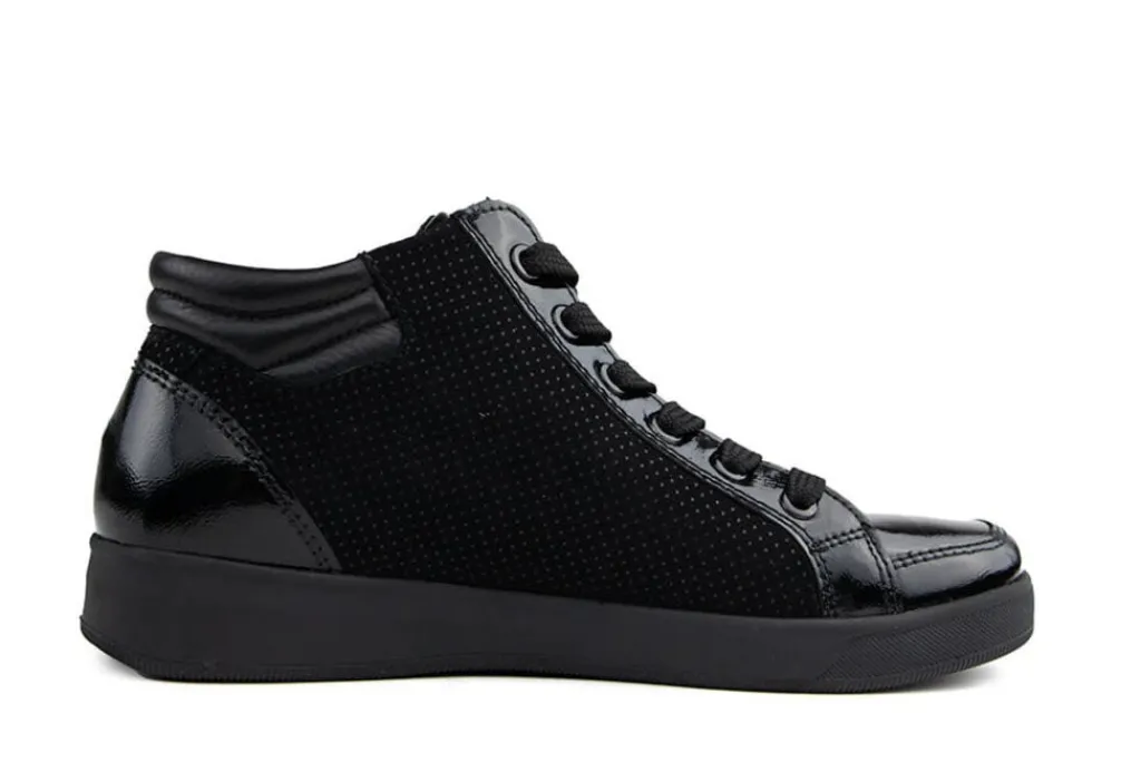 Sneakers^Ara Hoge Sneaker Schwarz Puntikid