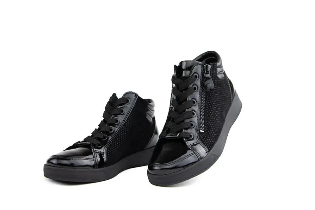Sneakers^Ara Hoge Sneaker Schwarz Puntikid