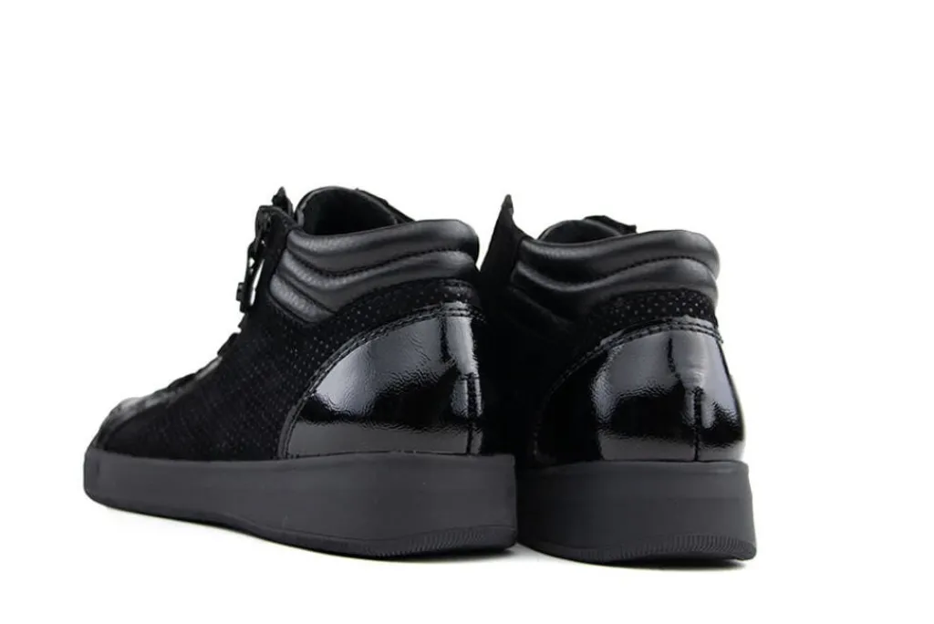 Sneakers^Ara Hoge Sneaker Schwarz Puntikid