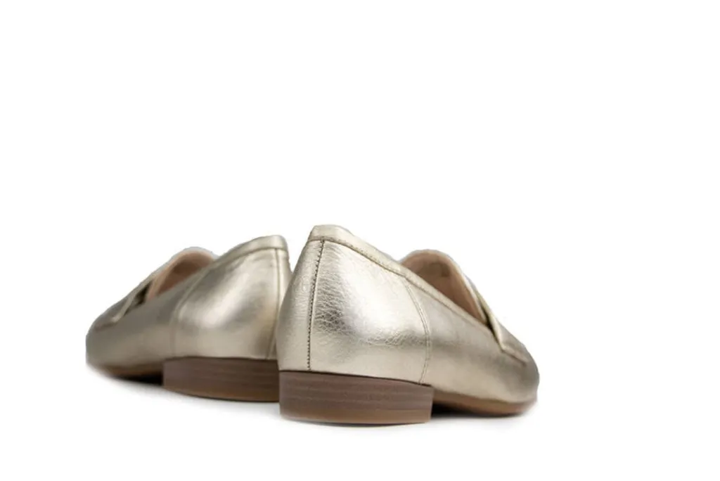 Instappers | Loafers / Instappers^Ara Loafer Metallic Platin