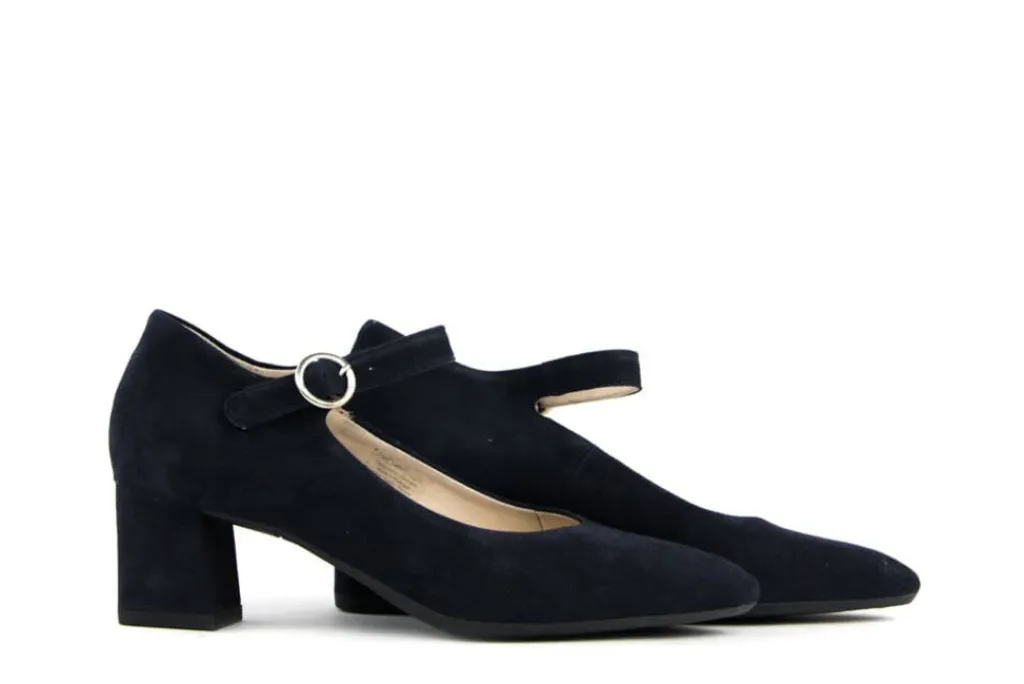 Pumps^Ara Pump London Blau Suede