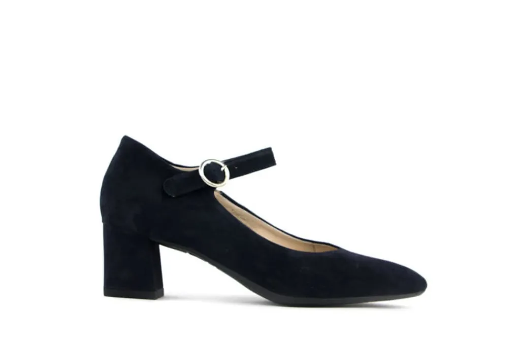 Pumps^Ara Pump London Blau Suede