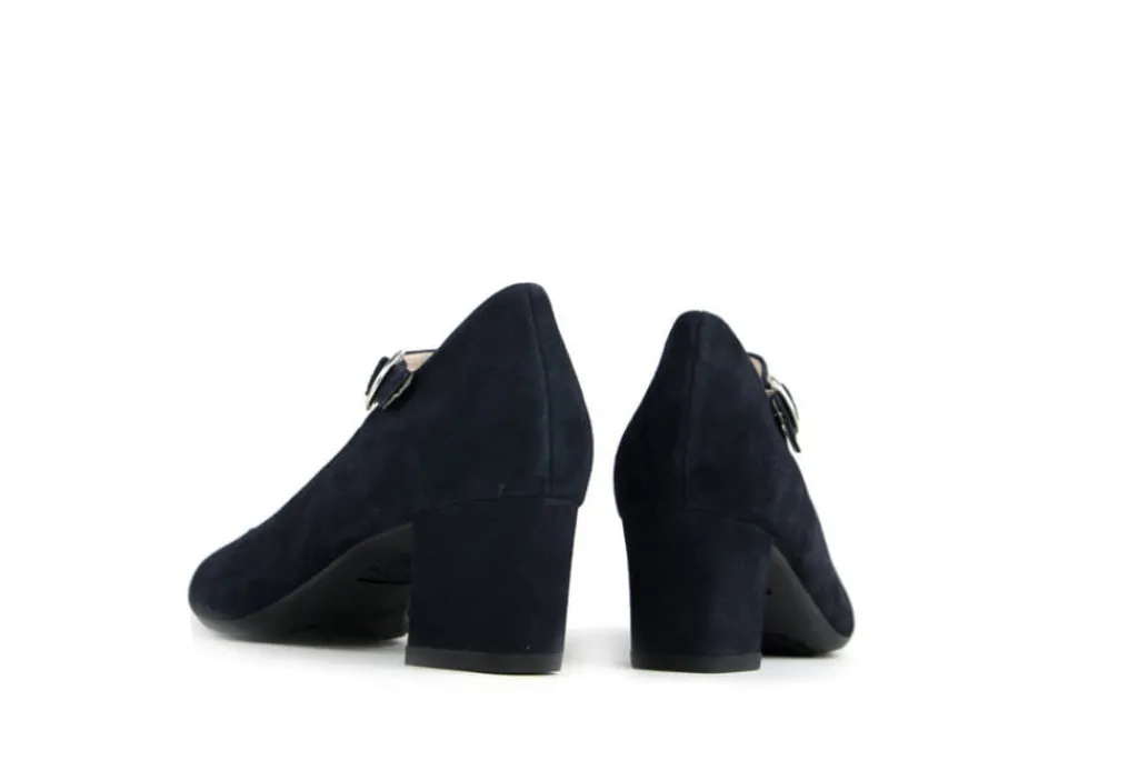 Pumps^Ara Pump London Blau Suede