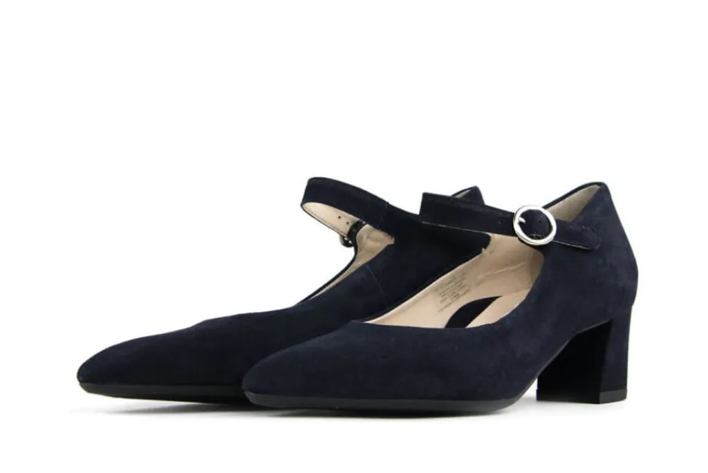 Pumps^Ara Pump London Blau Suede