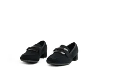 Pumps | Wijdte H^Ara Pump Schwarz Samtchevro