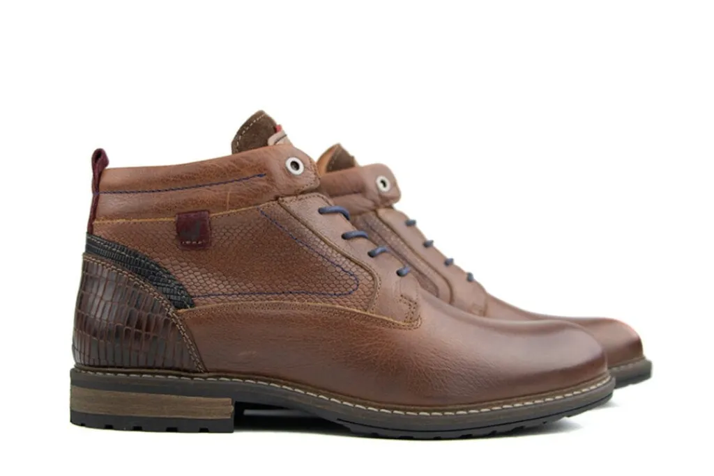 Veterboots En Bikerboot^Australian Veterboot Conley Cognac Burgundy