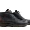 Veterboots En Bikerboot^Australian Veterboot Conley Black Burgundy