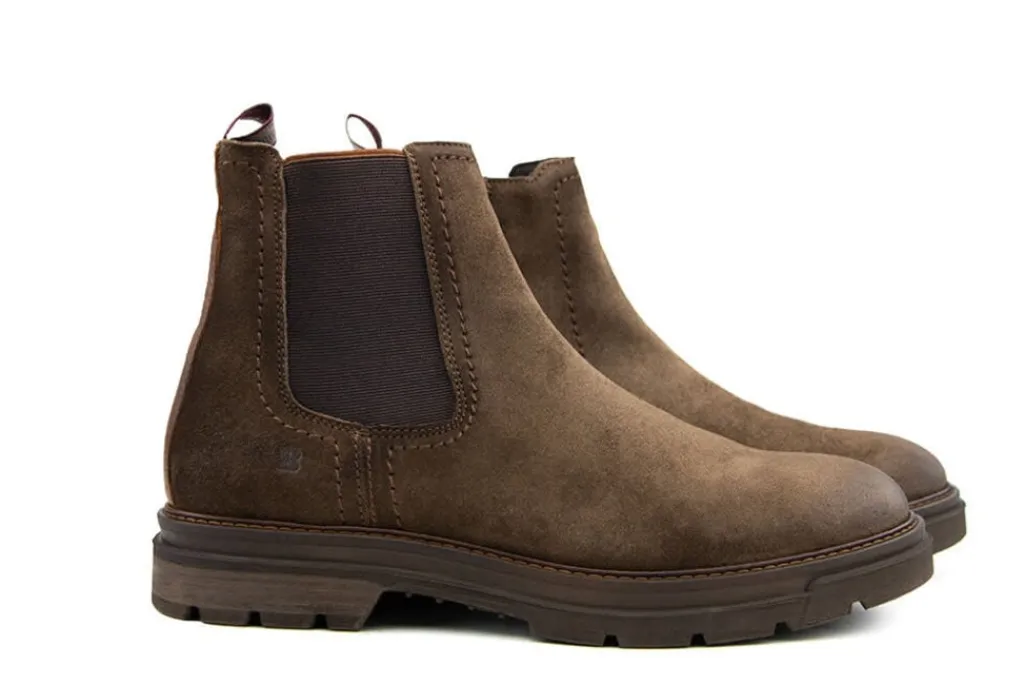 Chelsea Boots^Berkelmans Chelsea Boots Hita Brown Suede