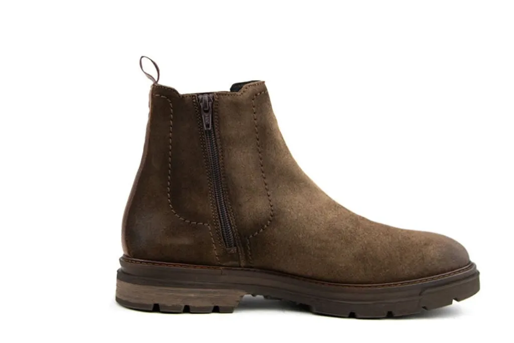 Chelsea Boots^Berkelmans Chelsea Boots Hita Brown Suede