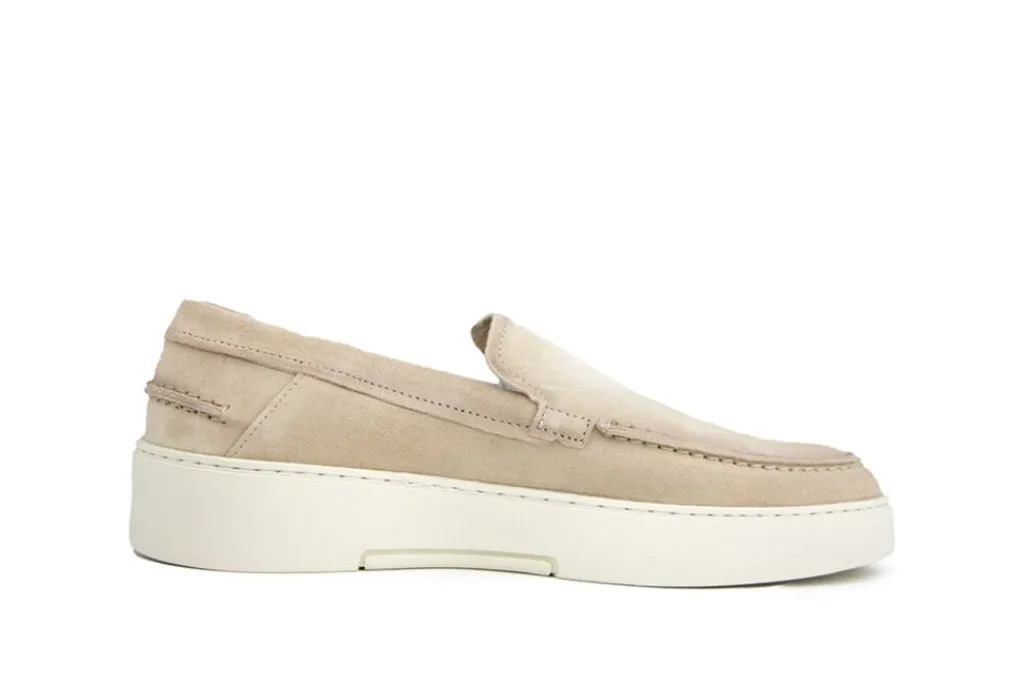 Loafers / Instappers^Berkelmans Loafer Fiorano Papyrus Suede