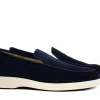 Loafers / Instappers^Berkelmans Loafer Palmeira Blue Suede