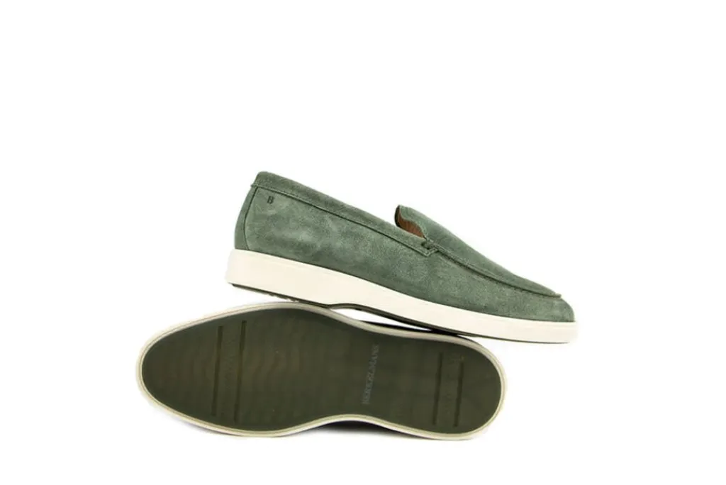 Loafers / Instappers^Berkelmans Loafer Palmeira Hegde Green Suede