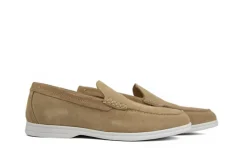 Loafers / Instappers^Berkelmans Loafers Ascari Beige Suede