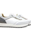 Sneakers^Berkelmans Sneaker Hondo White Calf Grey Suede
