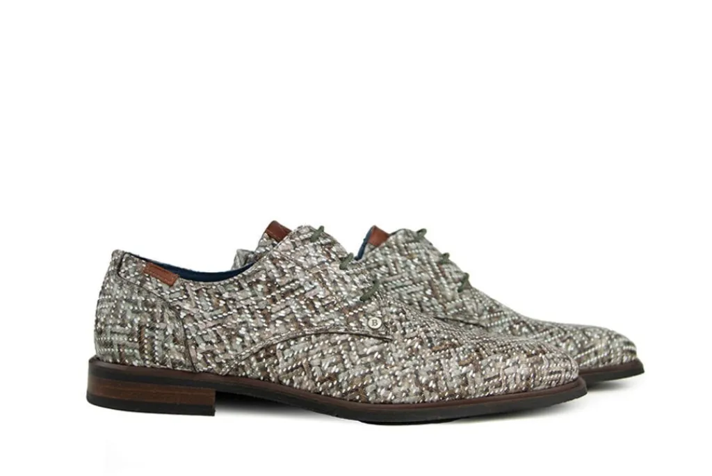 Veterschoenen | Nette Schoenen^Berkelmans Veter Arcos Brown Print