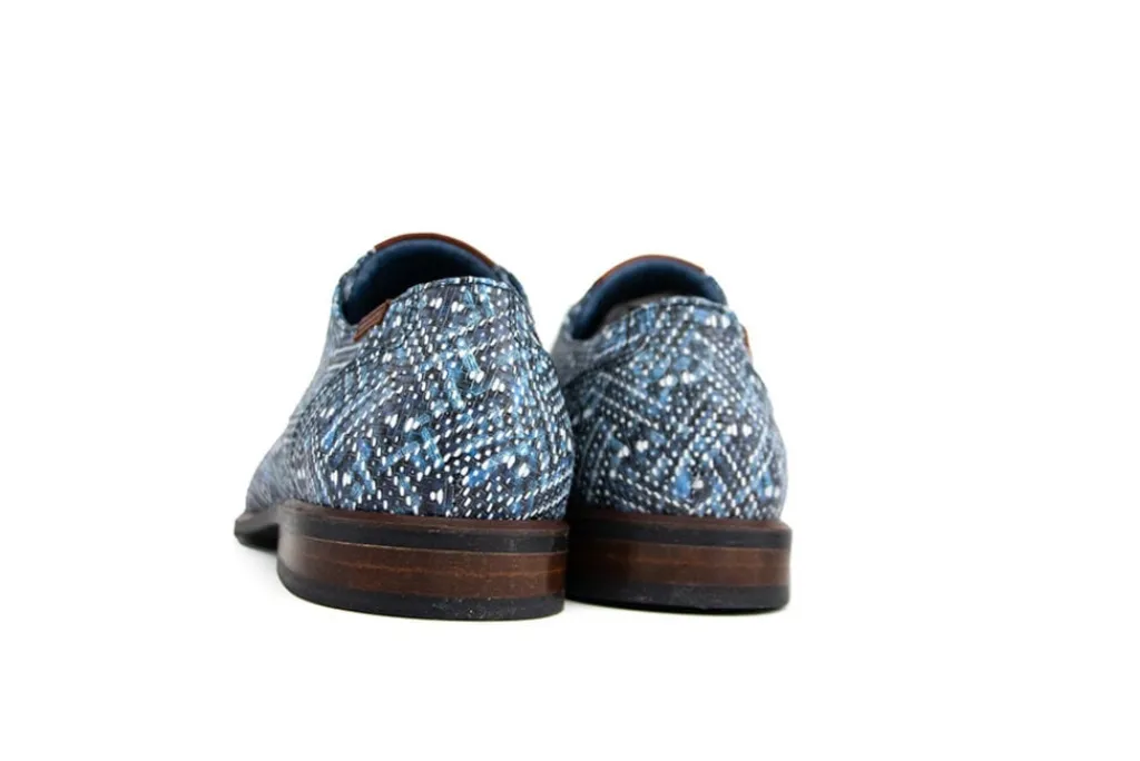 Veterschoenen | Nette Schoenen^Berkelmans Veter Arcos Navy Print