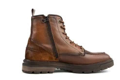Veterboots En Bikerboot^Berkelmans Veterboot Riga Cognac Grain