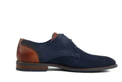 Nette Schoenen | Veterschoenen^Berkelmans Veterschoen Arcos Navy Print