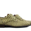 Veterschoenen | Nette Schoenen^Berkelmans Veterschoen Cartagena Reptile Beige Zulu