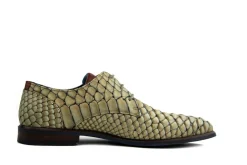 Veterschoenen | Nette Schoenen^Berkelmans Veterschoen Cartagena Reptile Beige Zulu