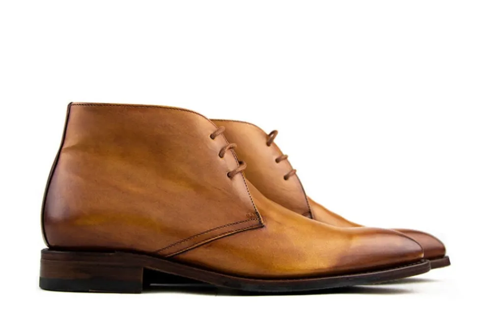 Hoge Veterschoenen | Nette Schoenen^Berwick Hoge Veterschoenen Cognac Sicalf