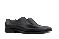 Veterschoenen | Nette Schoenen^Berwick Veter Boxcalf Black Neus