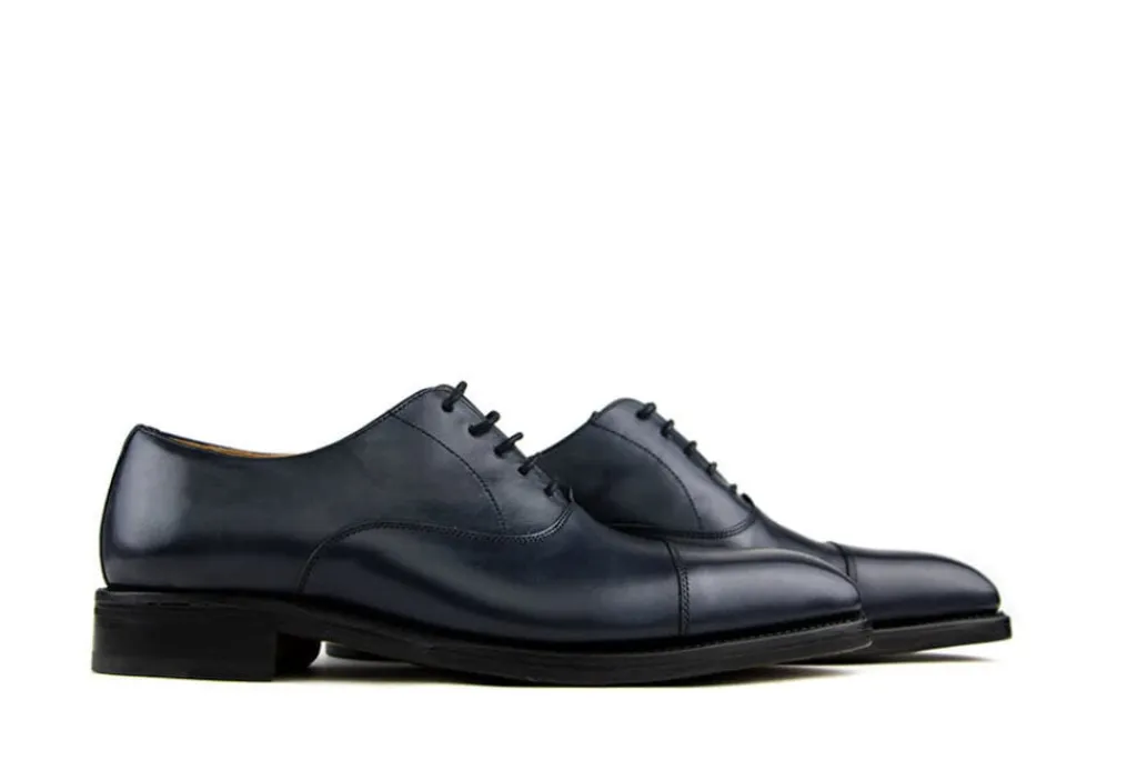 Veterschoenen | Nette Schoenen^Berwick Veter Boxcalf Navy