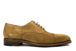 Veterschoenen | Nette Schoenen^Berwick Veter Softy Cognac Suede