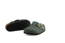 Slippers | Sandalen En Slippers^Birkenstock Boston Big Buckle Shearling Thyme