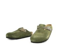 Slippers | Sandalen En Slippers^Birkenstock Boston LEVE Thyme Suede