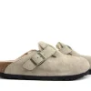 Slippers | Sandalen En Slippers^Birkenstock Boston Shearing LEVE Taupe Suede