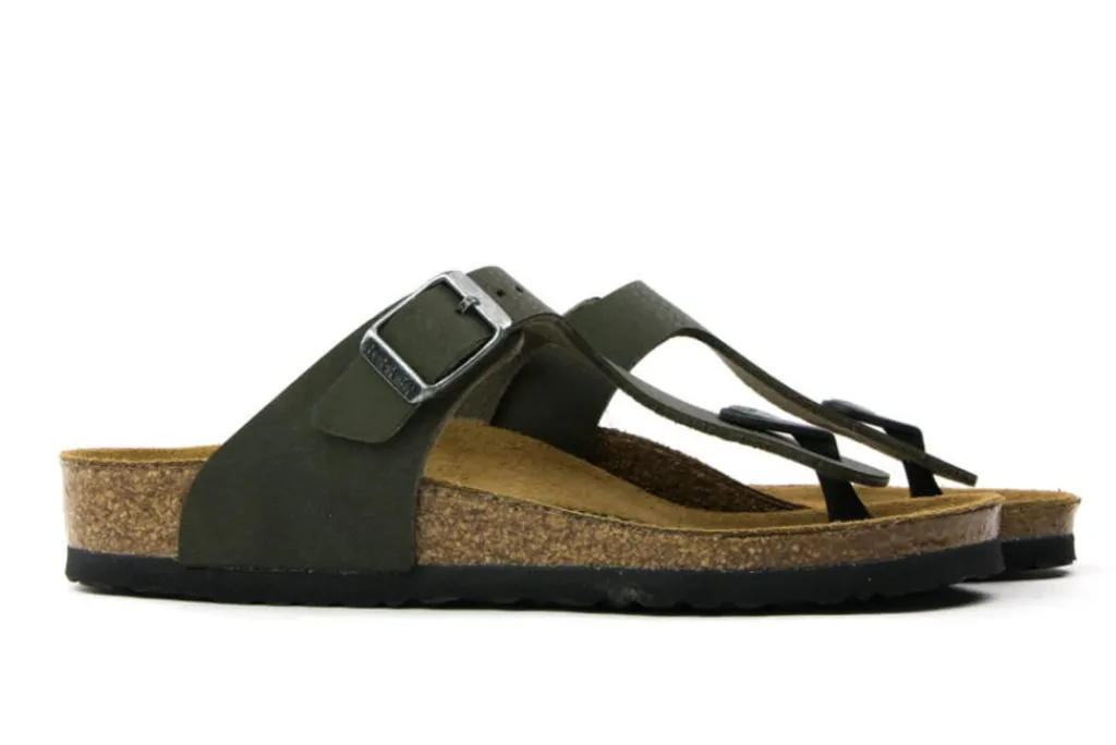 Slippers | Sandalen En Slippers^Birkenstock Gizeh Desert Soil Green