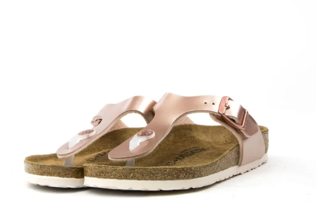 Slippers | Sandalen En Slippers^Birkenstock Gizeh Electric Metallic Copper