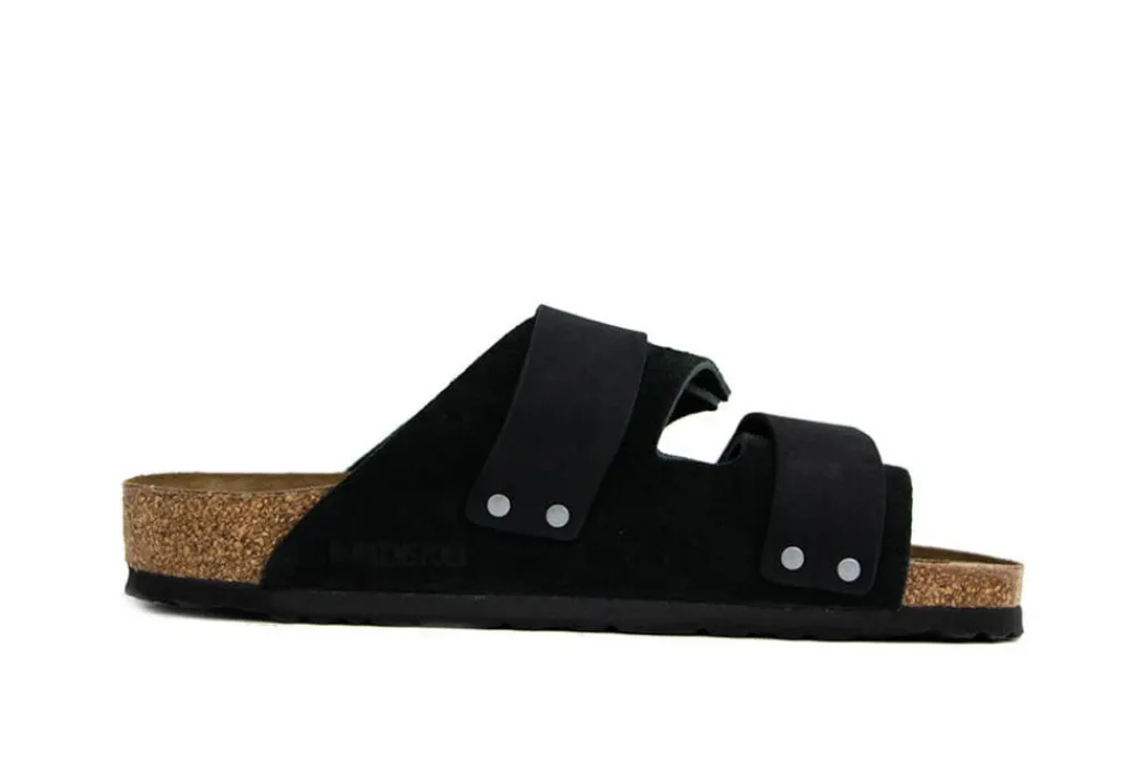 Slippers | Sandalen En Slippers^Birkenstock Uji Nubuck Suede Black
