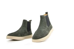 Chelsea Boots^Blackstone Chelsea Boots Green Suede