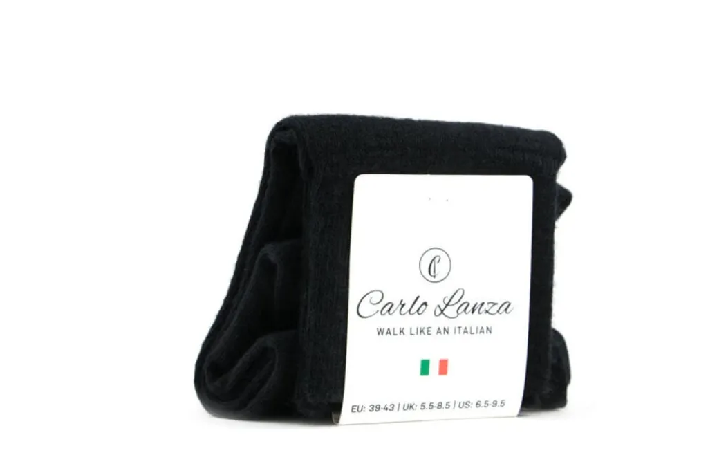 Sokken | Herenaccessoires^Carlo Lanza Sok Zwart Wol