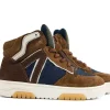 Sneakers^CLIC Hoge Sneaker Mogano Sigaro