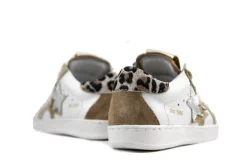 Sneakers^CLIC Sneaker Blanco Corda Leopard