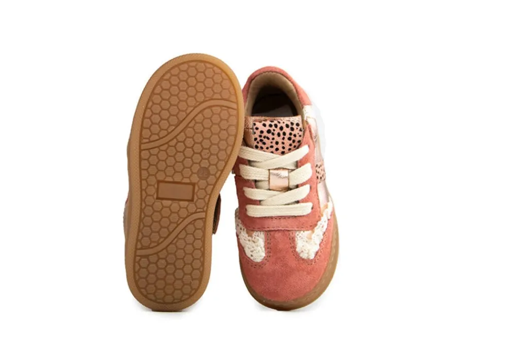 Sneakers^CLIC Sneaker Pink Rosa Kant