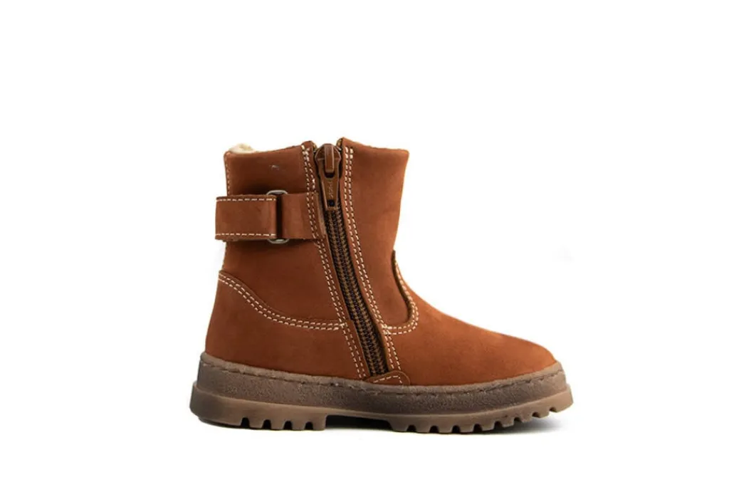 Laarzen^Develab Laarzen Cognac Nubuck