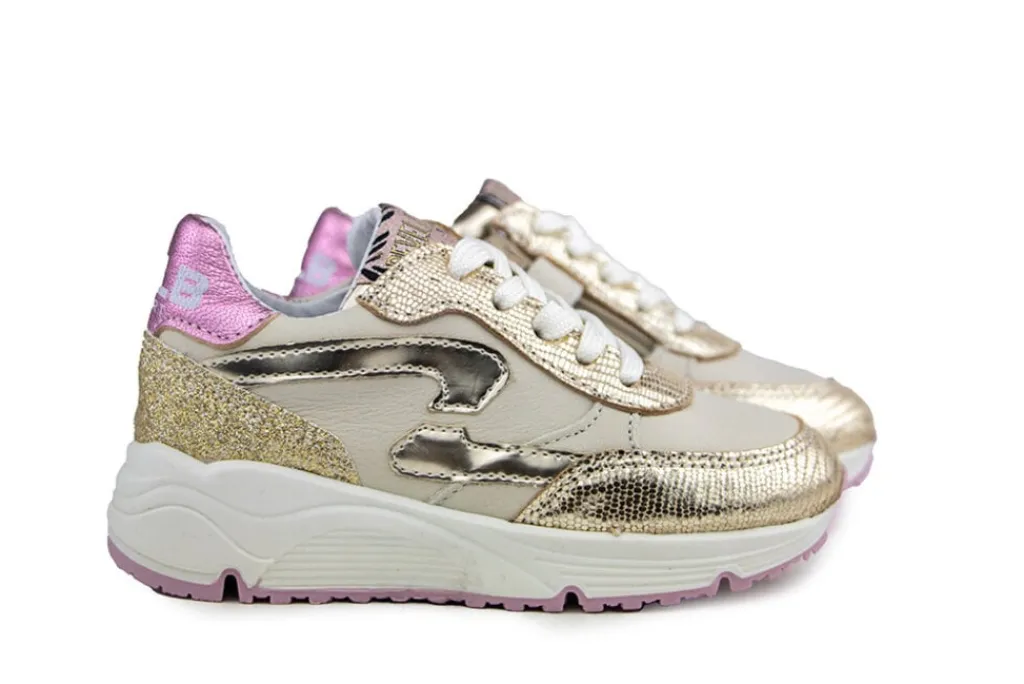 Sneakers^Develab Sneaker Gold Metallic Combi