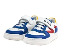 Klittenbandschoenen | Sneakers^Develab Sneaker Klittenband Blue Nappa Combi