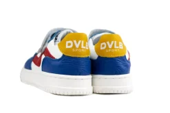 Klittenbandschoenen | Sneakers^Develab Sneaker Klittenband Blue Nappa Combi