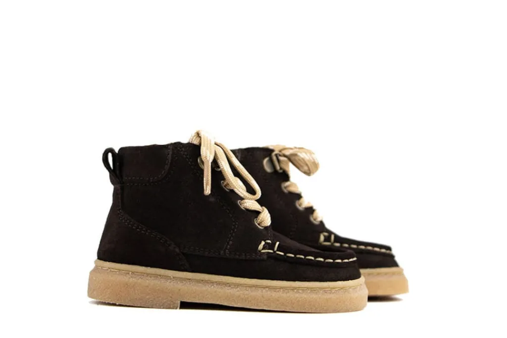 Veterboots^Develab Veterboot Dark Brown Suede