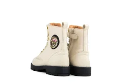 Veterboots En Bikerboots^Develab Veterboot Smiley Beige Nappa