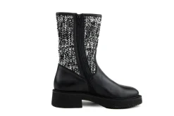 Veterboots En Bikerboots^DL-Sport DL Sport Bikerboot Vitello Nero Chanel